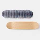 skateboard with Abstract Honeycomb Image (Horz)