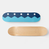 Skateboard with flag of Minnesota, USA (Horz)