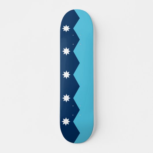 Skateboard with flag of Minnesota, USA (Devant)