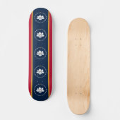 Skateboard with flag of Mississippi State, USA (Recto)