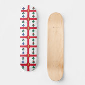 Skateboard with flag of Montreal, Canada (Recto)