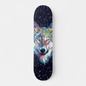 Skateboard Wolf - Dark Wolf Skateboard (Devant)