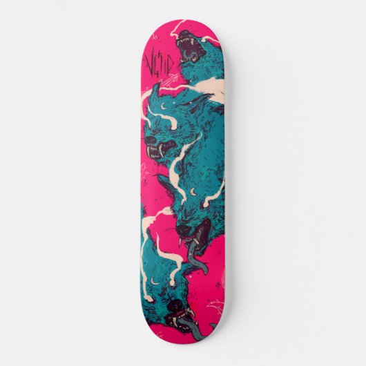 Skateboard Wolf Pack (Recto)