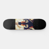 SKATEBOARD WOLF ROUGE (Horz)