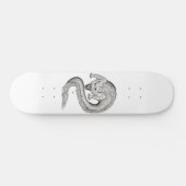 Skateboard Wolfdragon design noir et blanc (Horz)