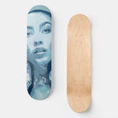 Skateboard "Woman in Blue" (Recto)