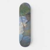 Skateboard Woman with a Parasol - Madame Monet and Her Son (Recto)