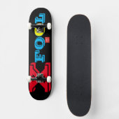 Skateboard X FOOL OFFICIEL Planche à roulettes (Recto)