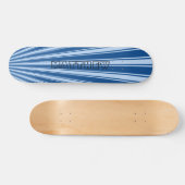 Skateboard Yale Bleu Bleu Stripe Motif funky (Horz)