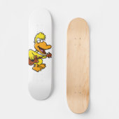 Skateboard Yellow duck playing guitar choose (Recto)