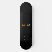 Skateboard Yeux de chat noir (Recto)