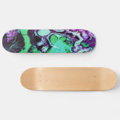 Skateboard Yeux laser Aliens avec langue de reptile (Horz)