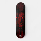 Skateboard Yeux rouges hantés marque Dd (Recto)