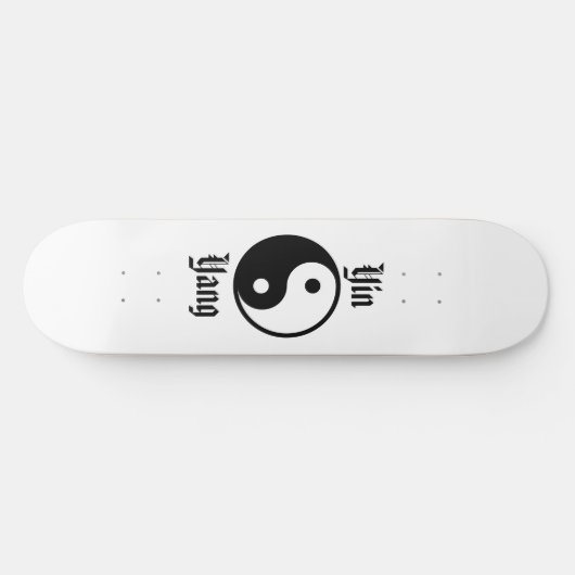 Skateboard Yin Yang (Horz)