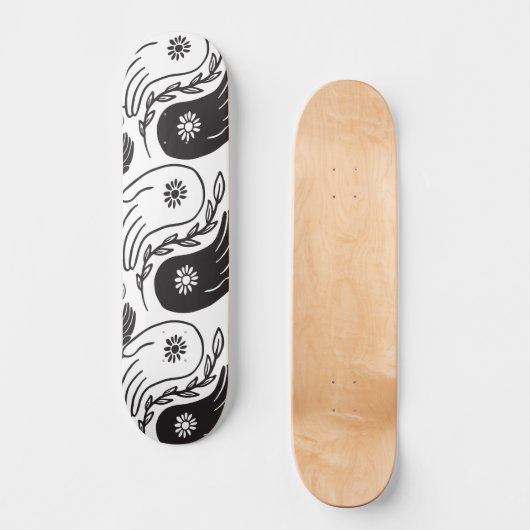 Skateboard yin yang  (Recto)