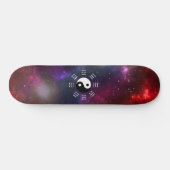 Skateboard Yin Yang avec Symboles de trigramme Bagua I-Ching (Horz)