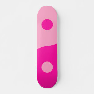 Skateboard Yin Yang rose