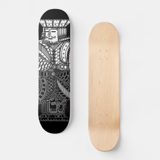 Skateboard Ying Yang King (Recto)