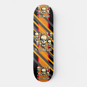 Skateboard Yo J'Ai Mad Skuls Stripe Gfx