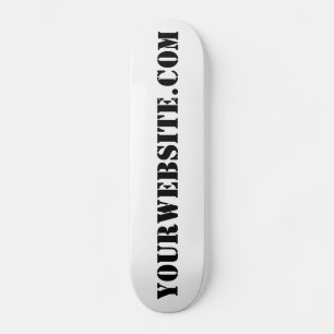 Skateboard YourWebSite.com