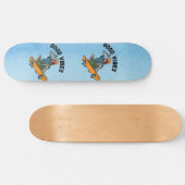 Skateboard Zazzle bonne vibes (Horz)