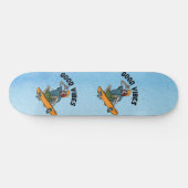 Skateboard Zazzle bonne vibes (Horz)