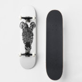 Skateboard Zebra Head (Recto)