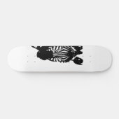 Skateboard zèbre (Horz)