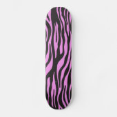 Skateboard Zèbre, Zèbre, Zèbre rose, Jungle (Recto)