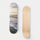 Skateboard Zen Beach Sunset Ocean Waves (Recto)
