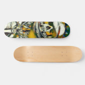 Skateboard Zéro Dead Man Élément Personnalisé Chrome Pro Park (Horz)