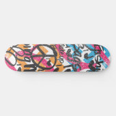 Skateboard ZigZag Aqua-Orange (Horz)