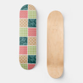 Skateboard Zigzag, Chevron, En vichy, Pois, Patchwork (Recto)