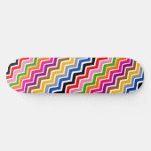 Skateboard Zigzag Chevron multicolore Conception Motif (Horz)