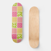 Skateboard Zigzag, Chevron, Pois, En vichy, Patchwork (Recto)