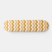 Skateboard Zigzag (oranje en wit) (Horz)