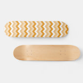 Skateboard Zigzag (oranje en wit) (Horz)