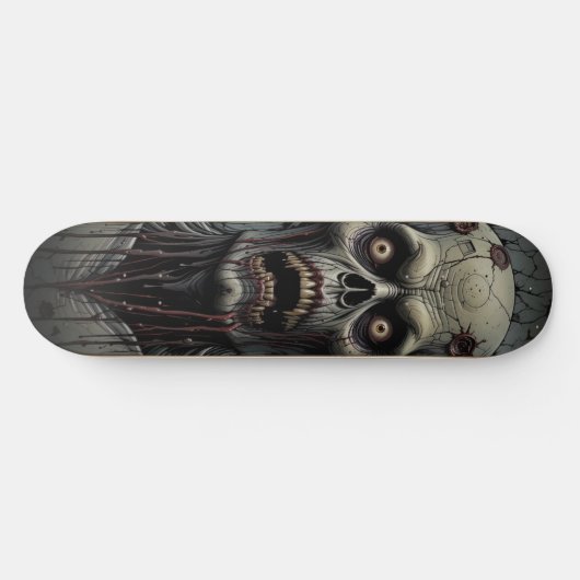 Skateboard Zombie Face (Horz)