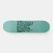 Skateboard Zombie mit Drache (Horz)