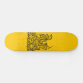 Skateboard Zombie mit Drache (Horz)