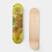 Skateboard Zonnebloemen (Van Gogh) (Recto)