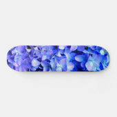 Skateboard Zorangées de Tanzanite, fleurs de magenta bleu vio (Horz)