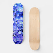 Skateboard Zorangées de Tanzanite, fleurs de magenta bleu vio (Recto)