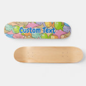 Skateboarddek voor cartoon van de visserij skateboard (Horizontaal)