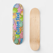 Skateboarddek voor cartoon van de visserij skateboard (Voorkant)