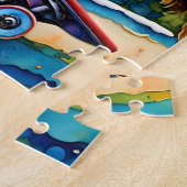 Skateboarden Berner Mountain Dog Legpuzzel (Zijkant)