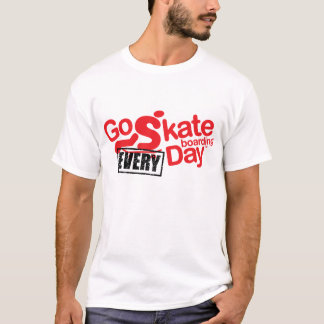 skateboarden " dagelijks t-shirt "