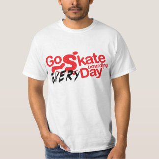 skateboarden " dagelijks t-shirt "