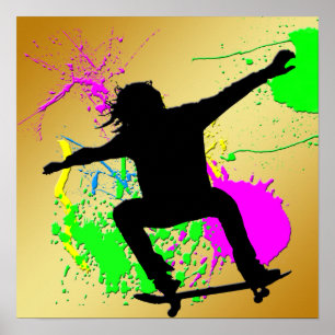 Skateboarden Extream Poster