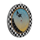 Skateboarden gecontroleerd dartbord (Voorkant Links)